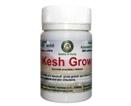 Kesh Grow Adarsh Ayurvedic, 40 grams ~ 80 tablets