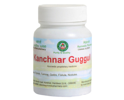 Kanchnar Guggul Adarsh Ayurvedic Pharmacy, 40 grams buy online at the ...