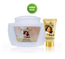 Combo — Cream Whitening Precious Pearl White Plus + Cream Under Eye Shasmooth Plus Almond, 500 grams + 40 grams