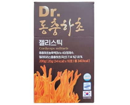 Korean Cordyceps extract (Cordyceps extract) Poonggi Jinsaeng, 10x20 grams Korean Cordyceps extract (Cordyceps extract) Poonggi Jinsaeng, 10x20 grams