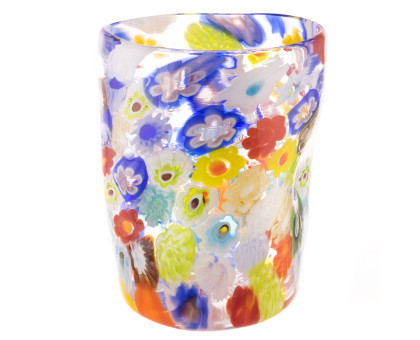 Glass multicolored Murano, 350 ml